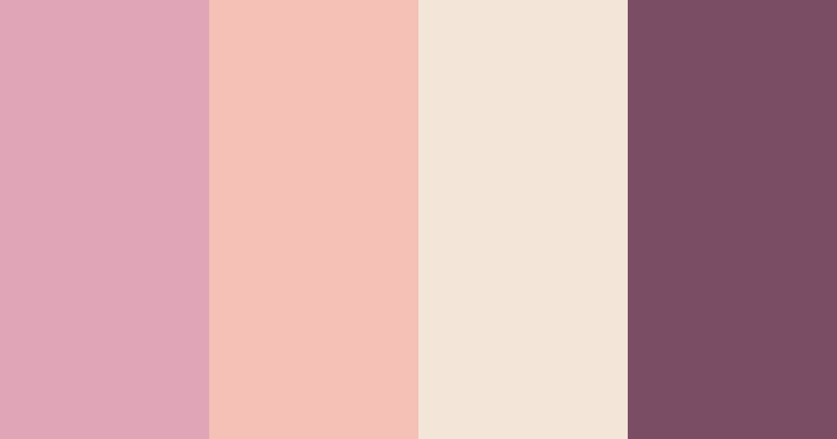 Download pink dusk color palette PNG image (landscape)