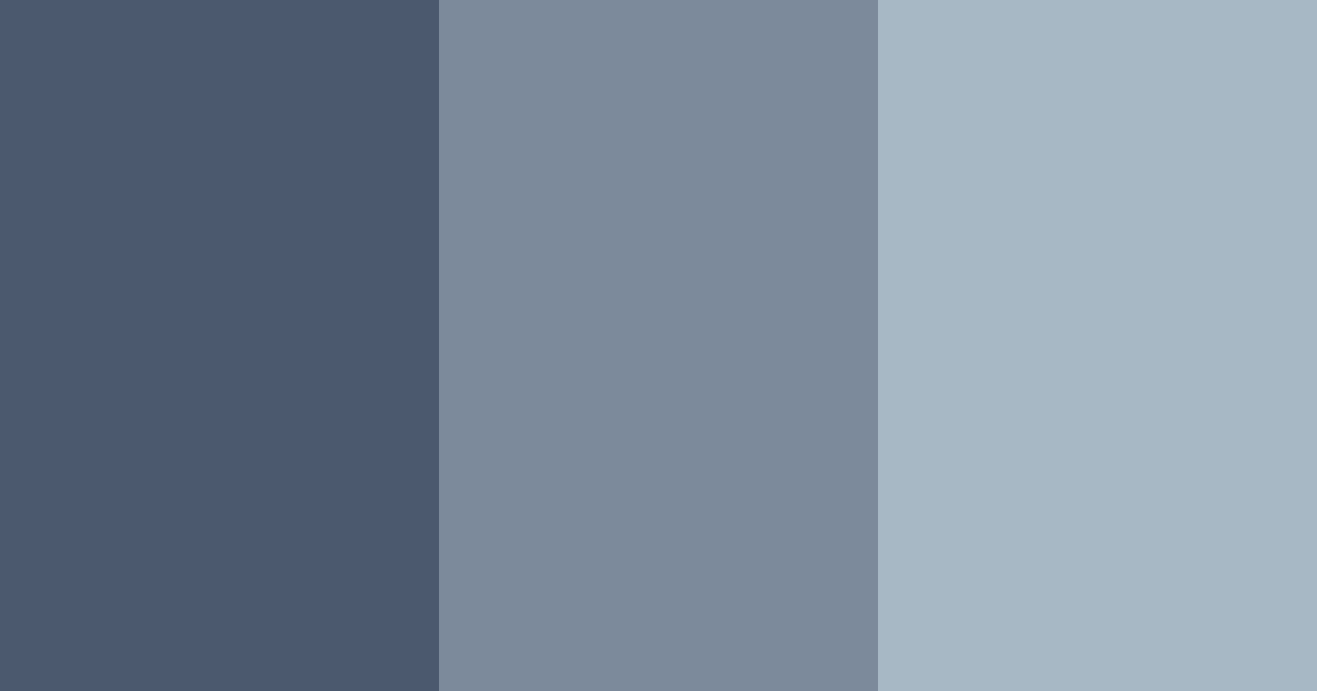 Download shades of blue color palette PNG image (landscape)