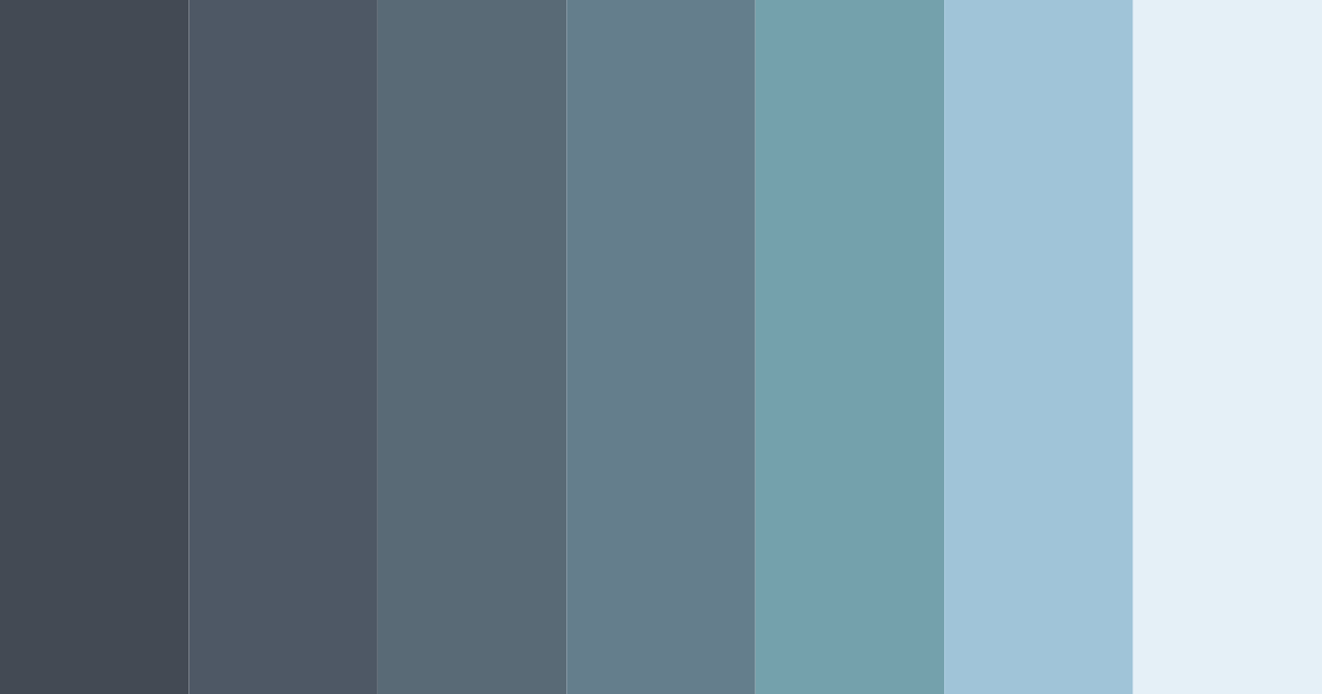 Download dark blue color palette PNG image (landscape)
