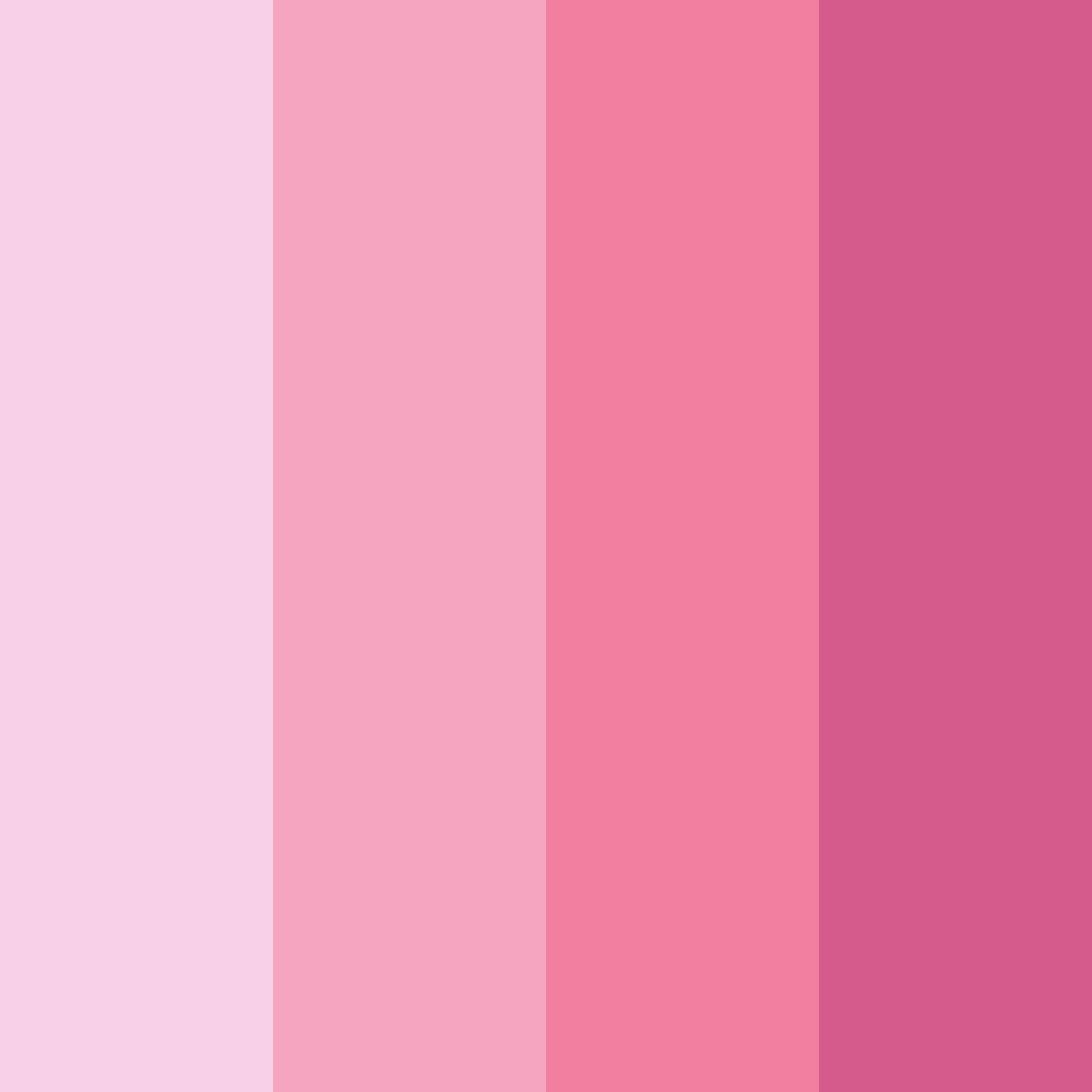 Download pink fairy color palette PNG image (square)