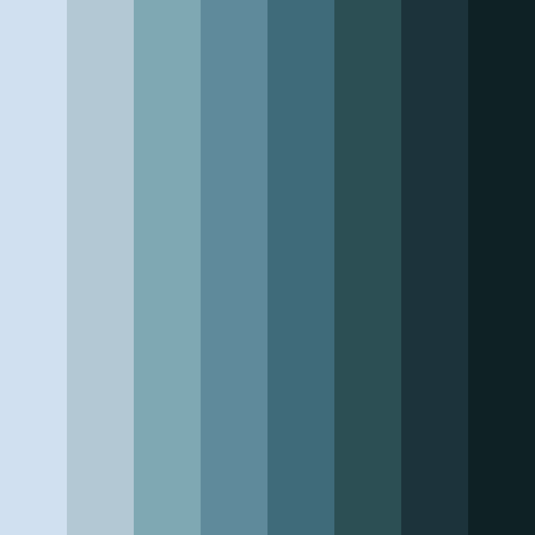 Download midnight jazz blues color palette PNG image (square)