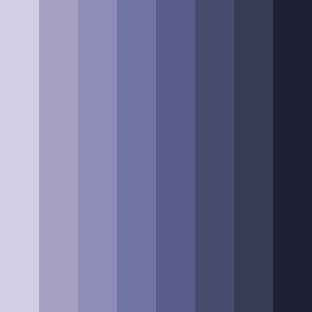 Download urban twilight color palette PNG image (square)