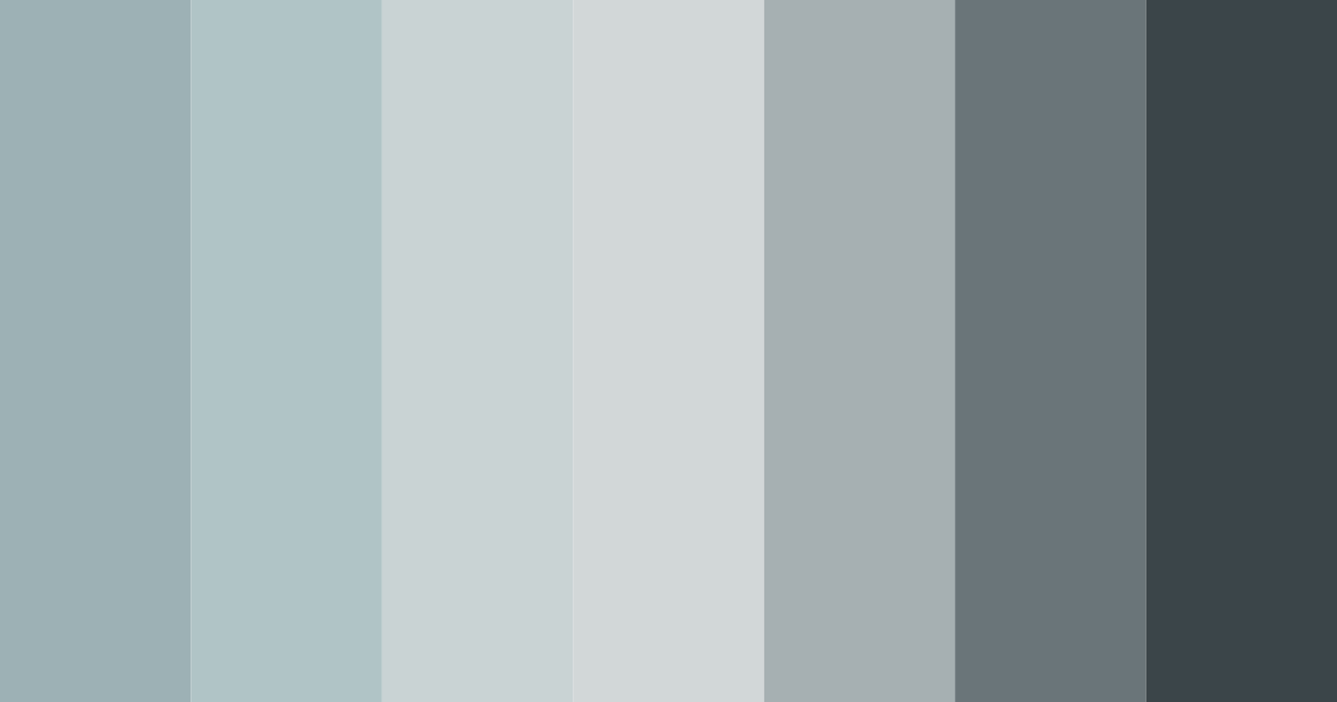 Download muted gunmetal color palette PNG image (landscape)