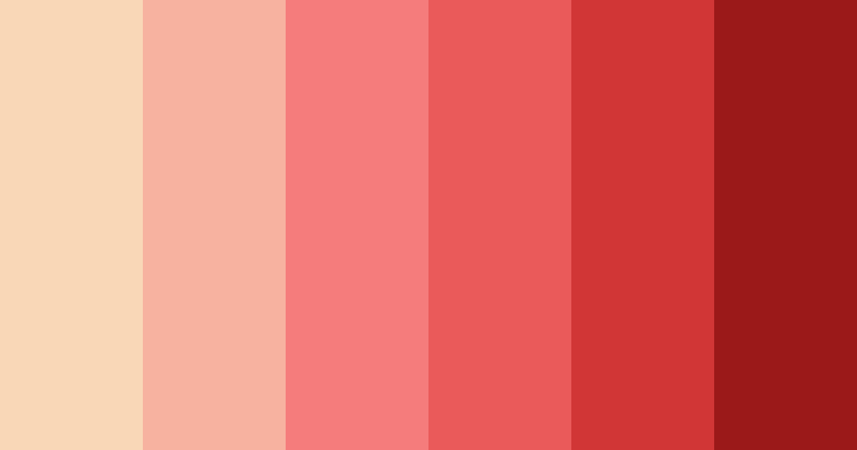 Download blushing ember color palette PNG image (landscape)