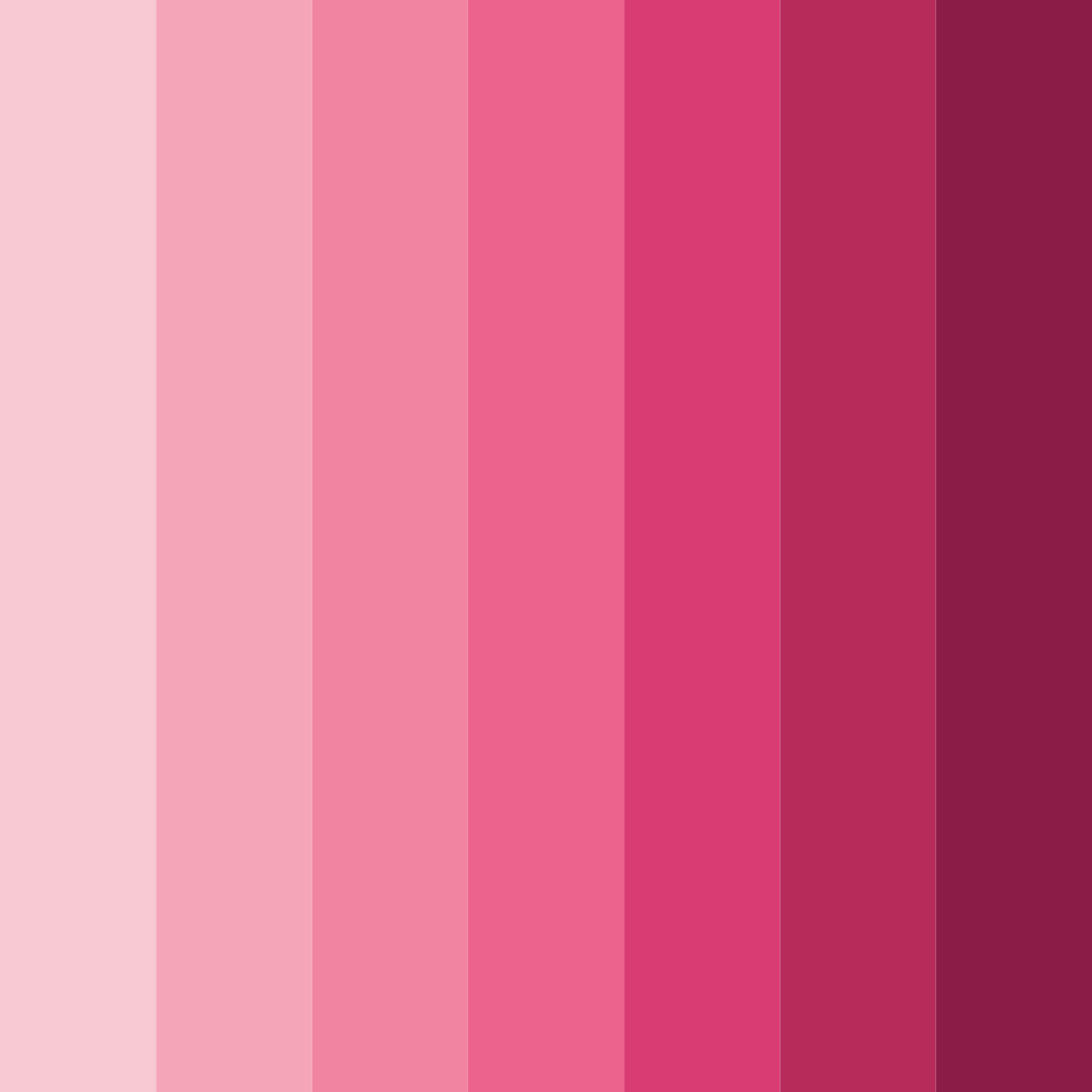 Download swinging rosé color palette PNG image (square)