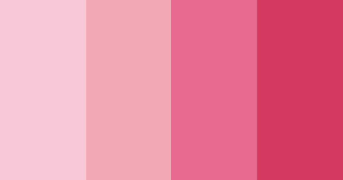 Download pink prickly pear color palette PNG image (landscape)