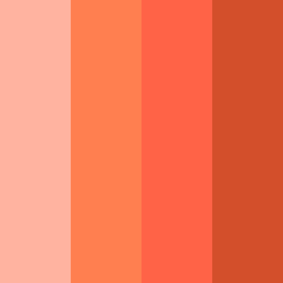 Download sweet heat delight color palette PNG image (square)