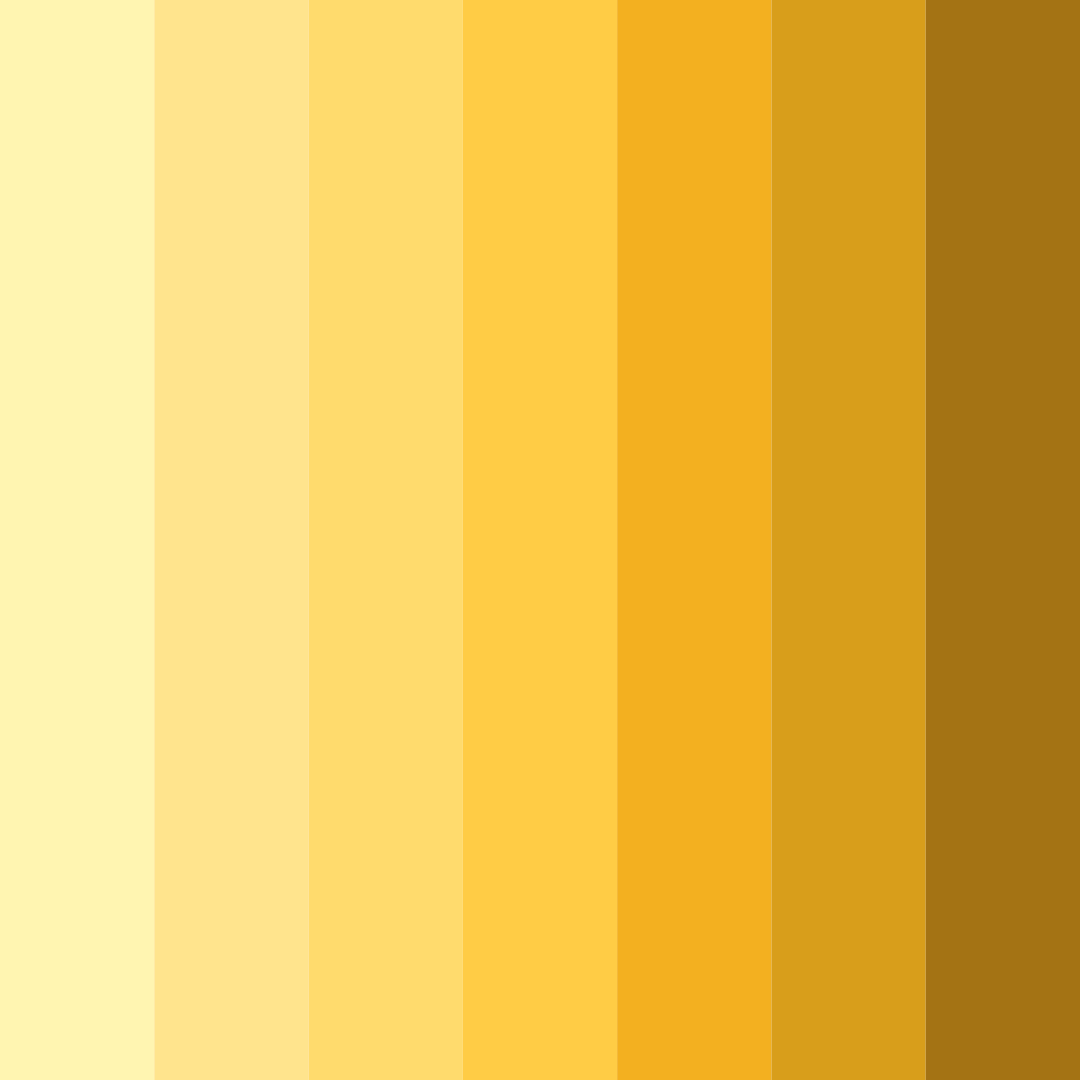 Download banana bliss delight color palette PNG image (square)