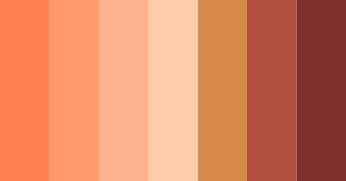 Download tomato bread color palette PNG image (landscape)