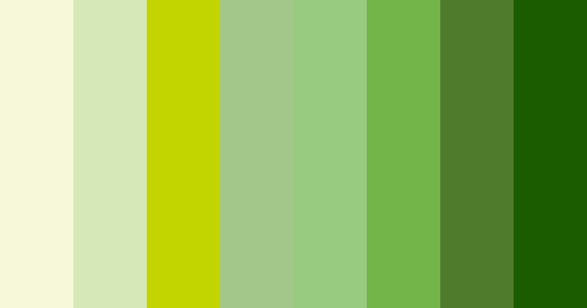 Download verdant indulgence color palette PNG image (landscape)