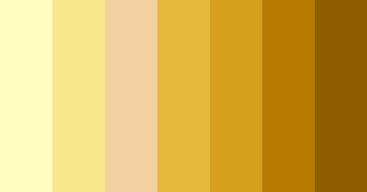 Download yellow corn color palette PNG image (landscape)
