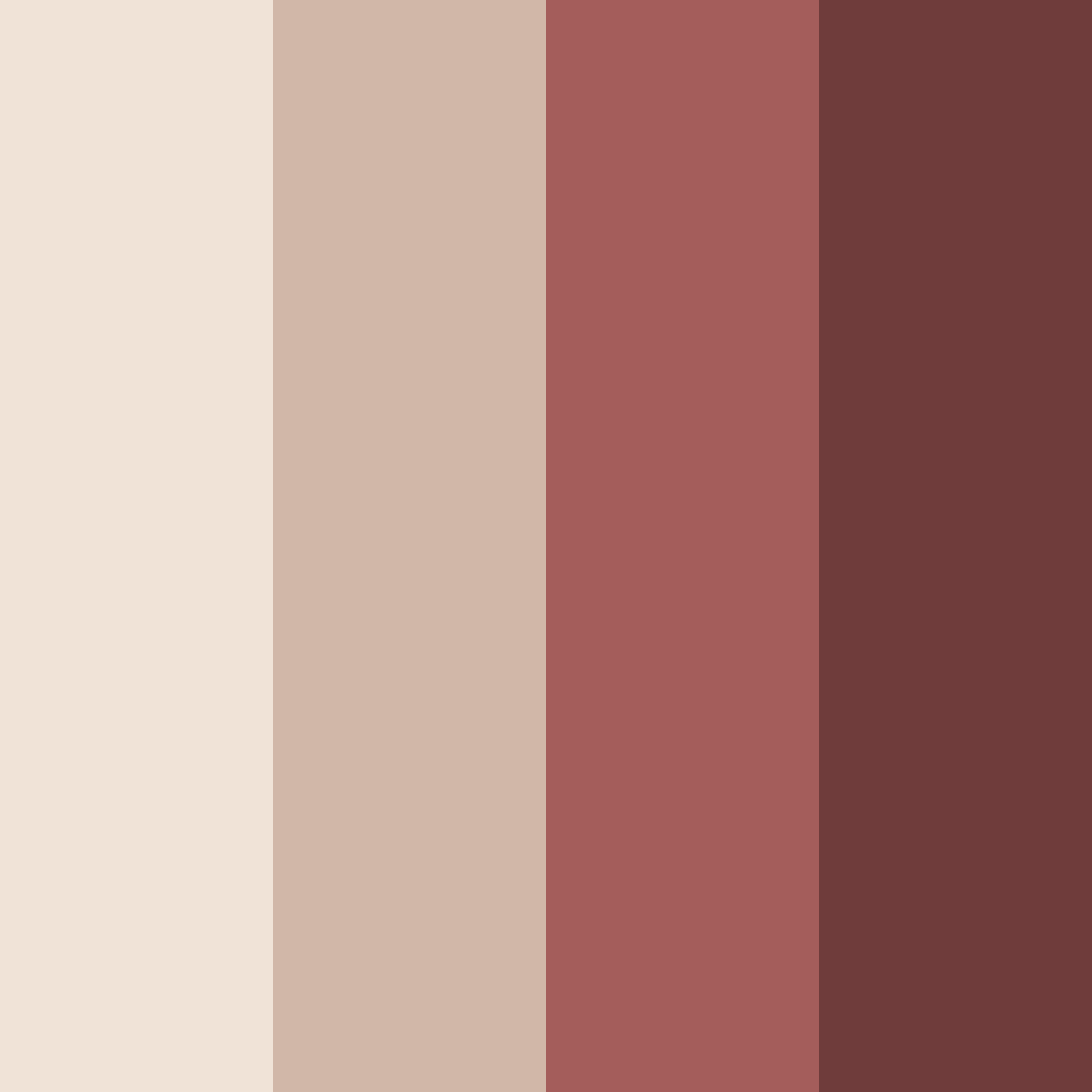 Download spiced cream harmony color palette PNG image (square)
