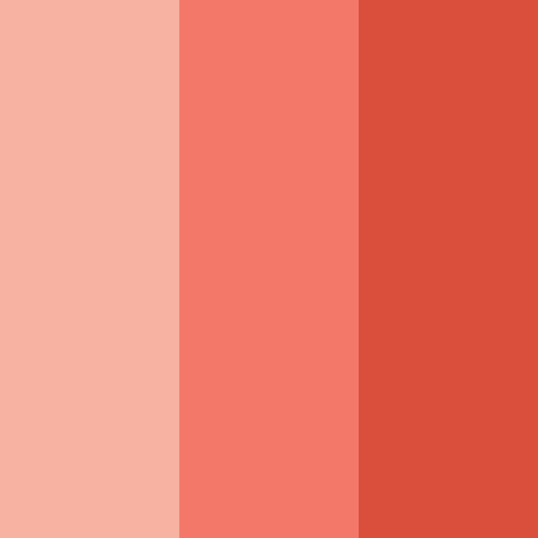 Download salmon sunset color palette PNG image (square)