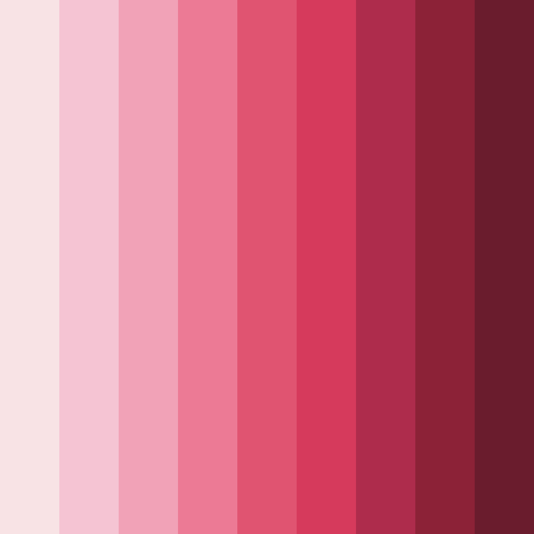 Download blushing confectionery color palette PNG image (square)