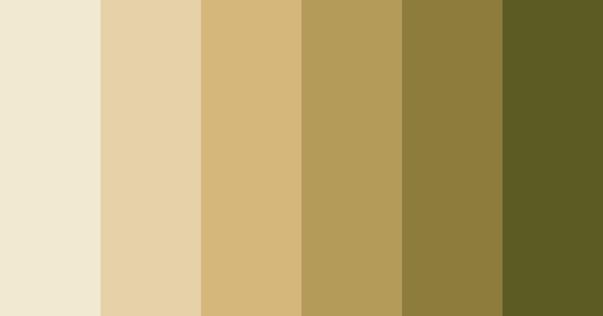 Download creamy brown color palette PNG image (landscape)