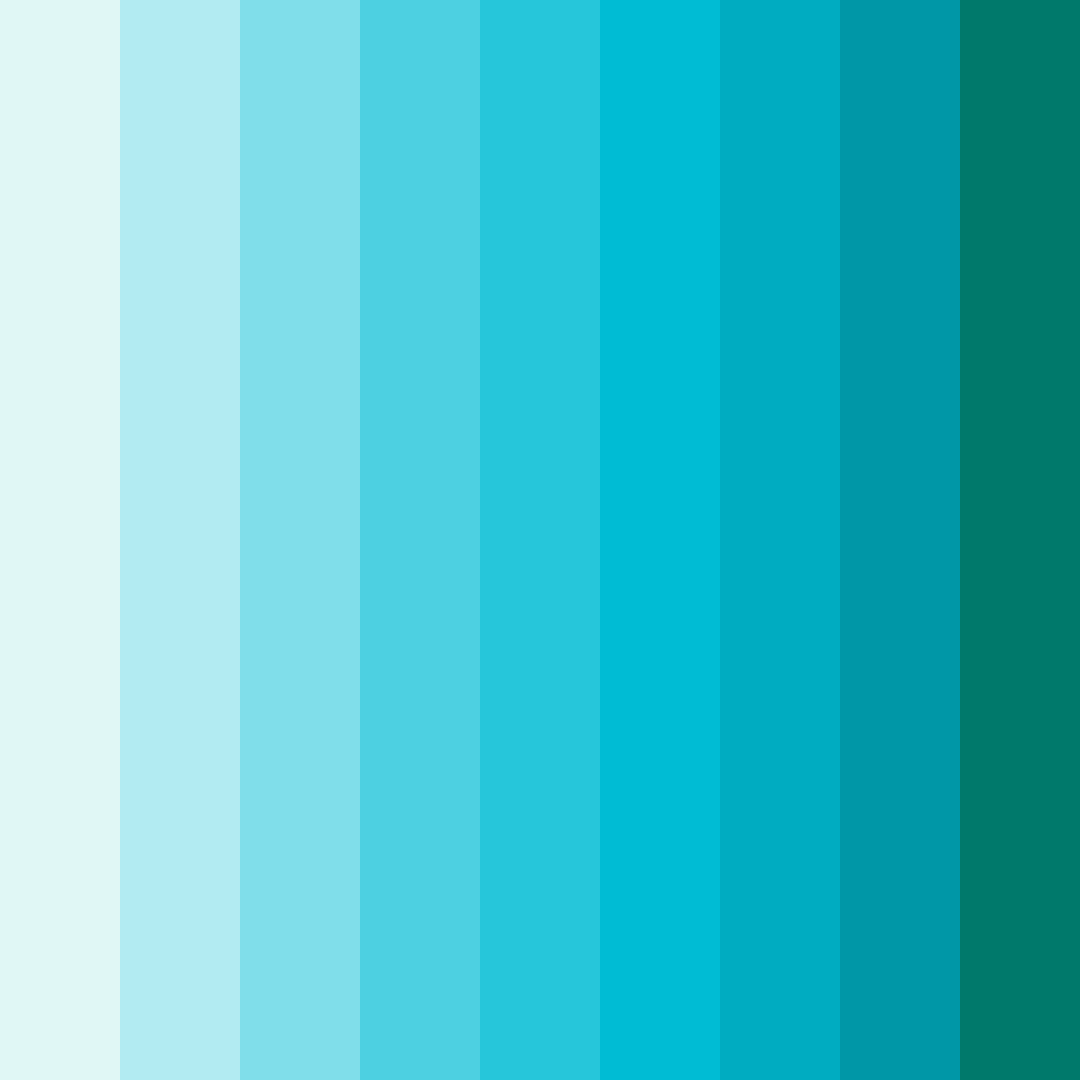 Download ocean breeze sorbet color palette PNG image (square)