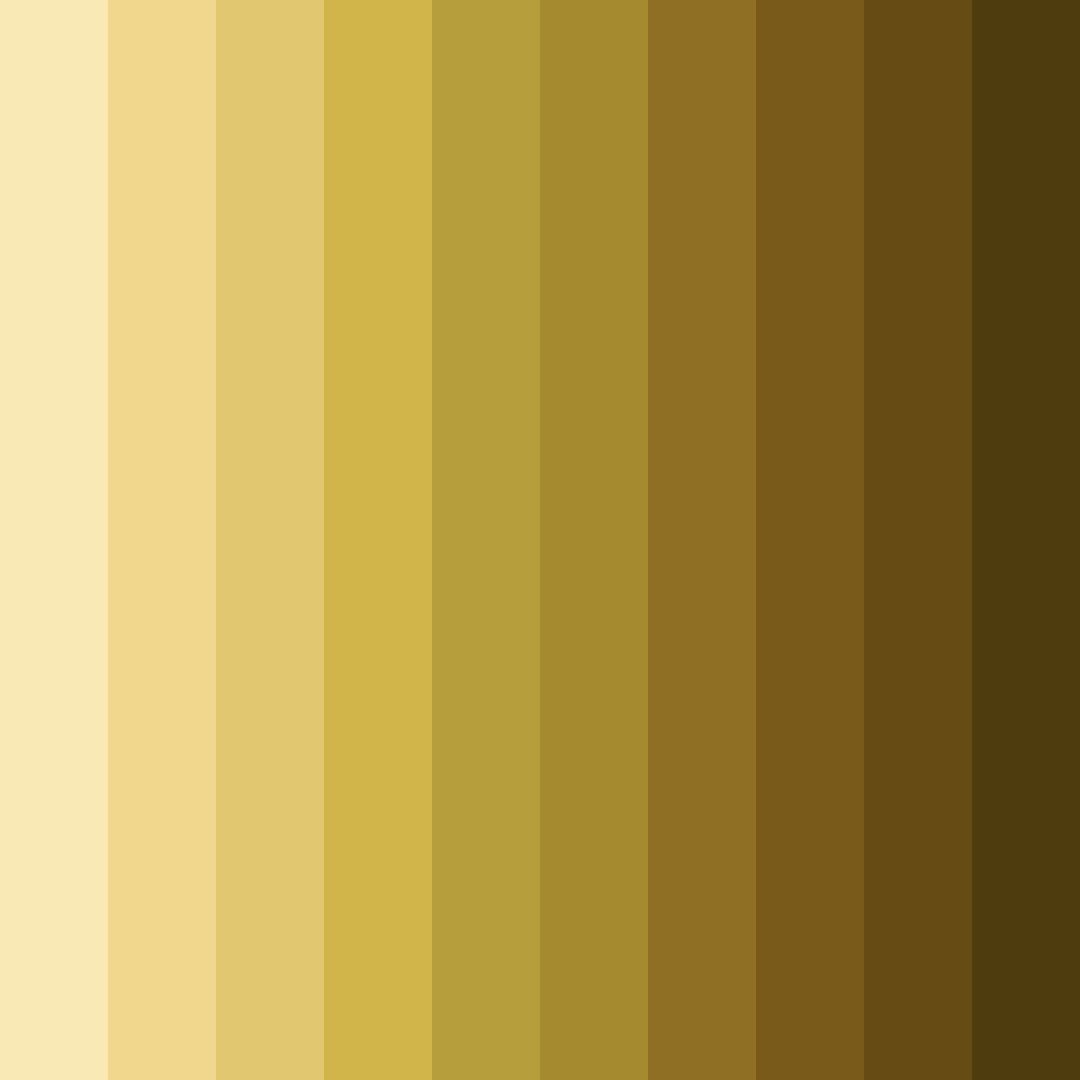 Download golden shadows color palette PNG image (square)