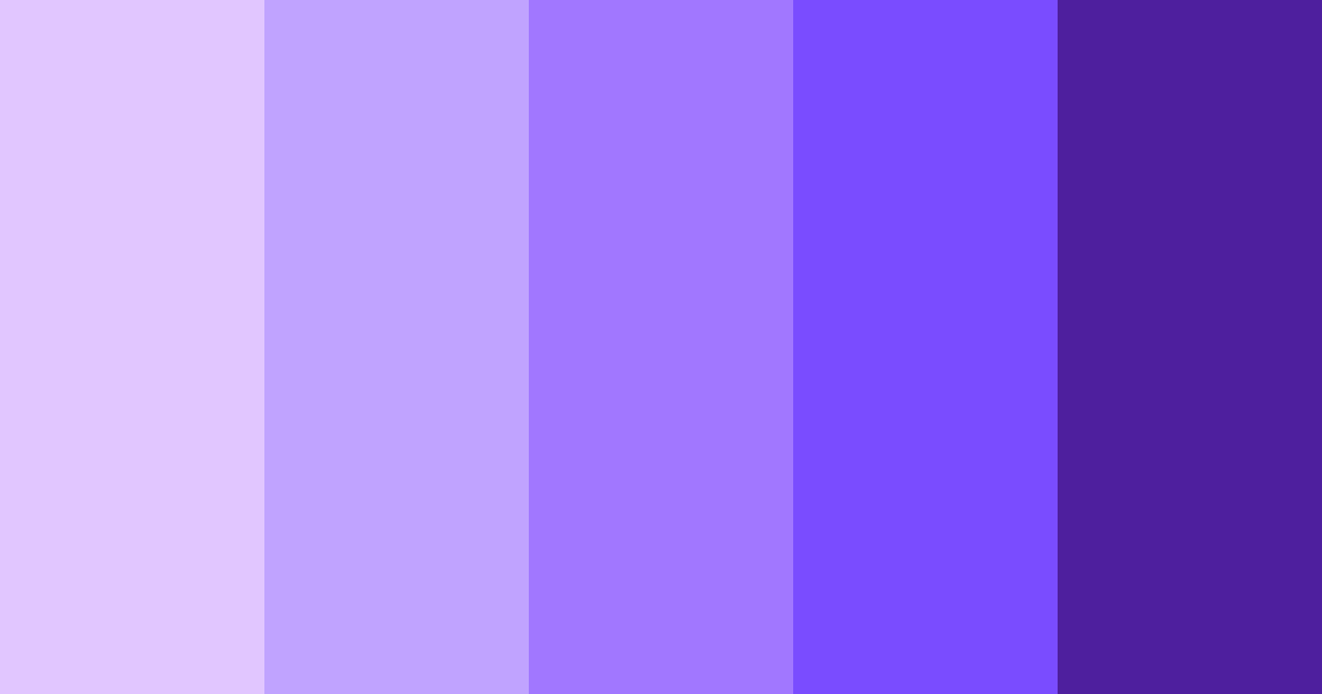 Download dreamy lavender twilight color palette PNG image (landscape)