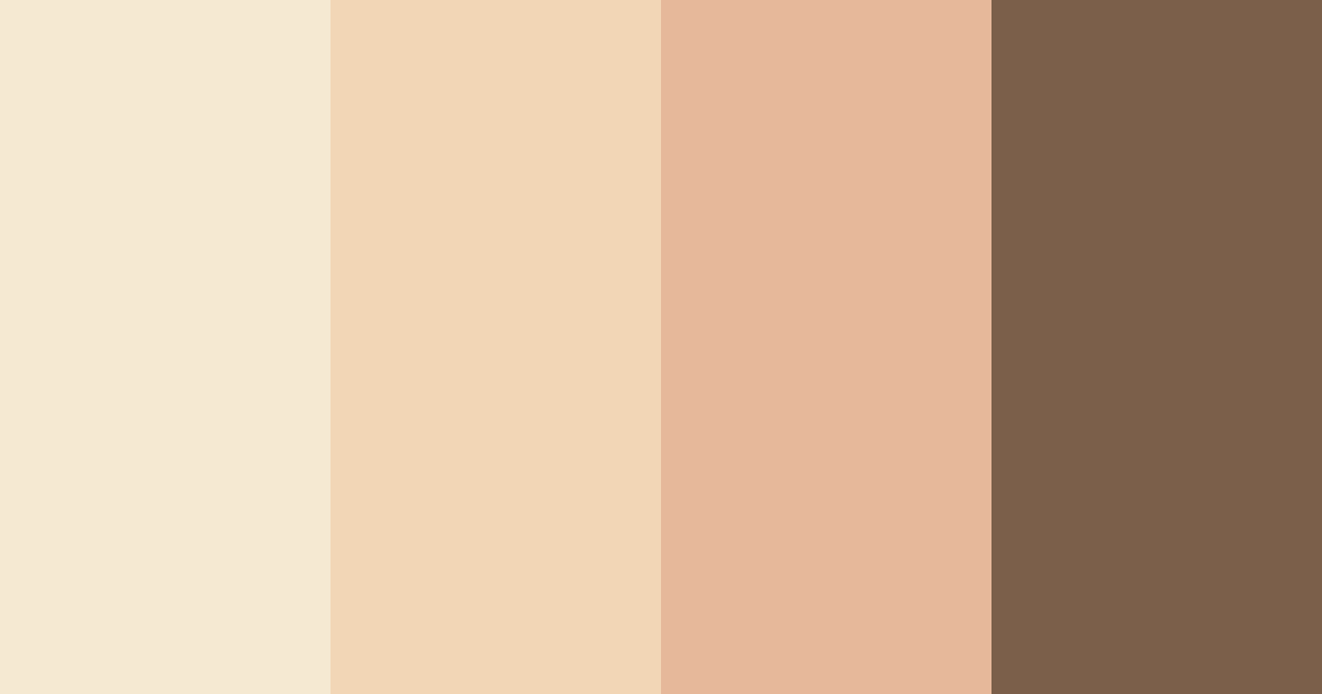 Download spiced creamy brew color palette PNG image (landscape)