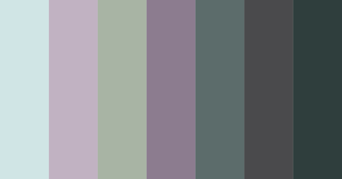 Download muted blue green color palette PNG image (landscape)