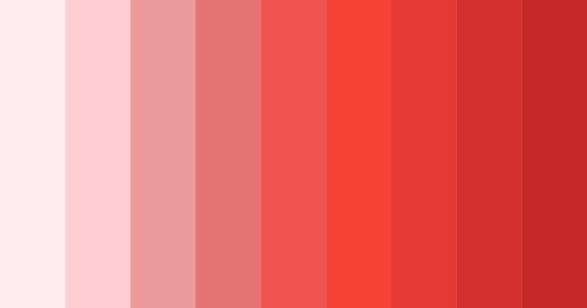 Download shades of pink red color palette PNG image (landscape)