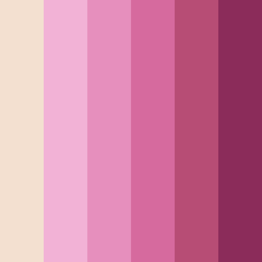 Download pink mountain color palette PNG image (square)