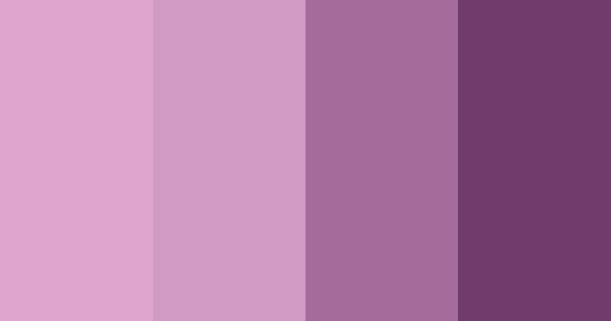 Download purple dessert color palette PNG image (landscape)