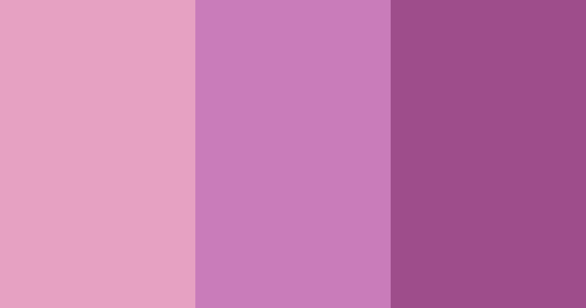 Download pink flower color palette PNG image (landscape)