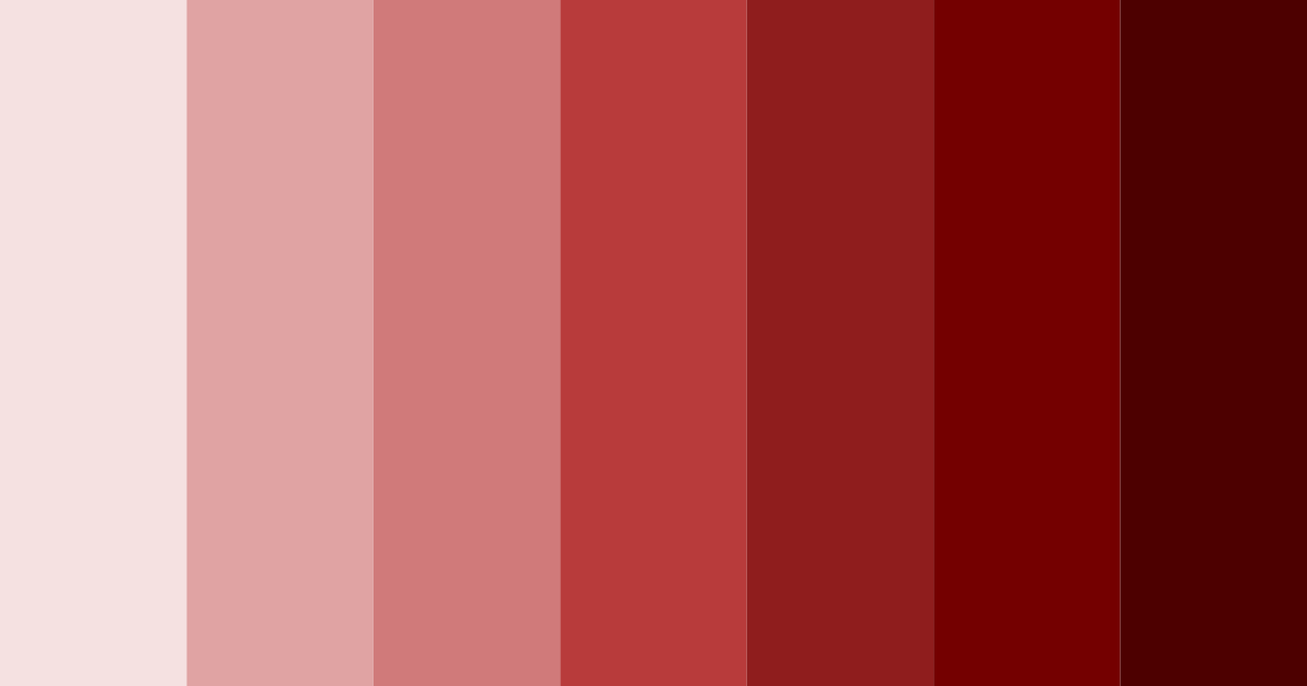 Download deep dark red color palette PNG image (landscape)