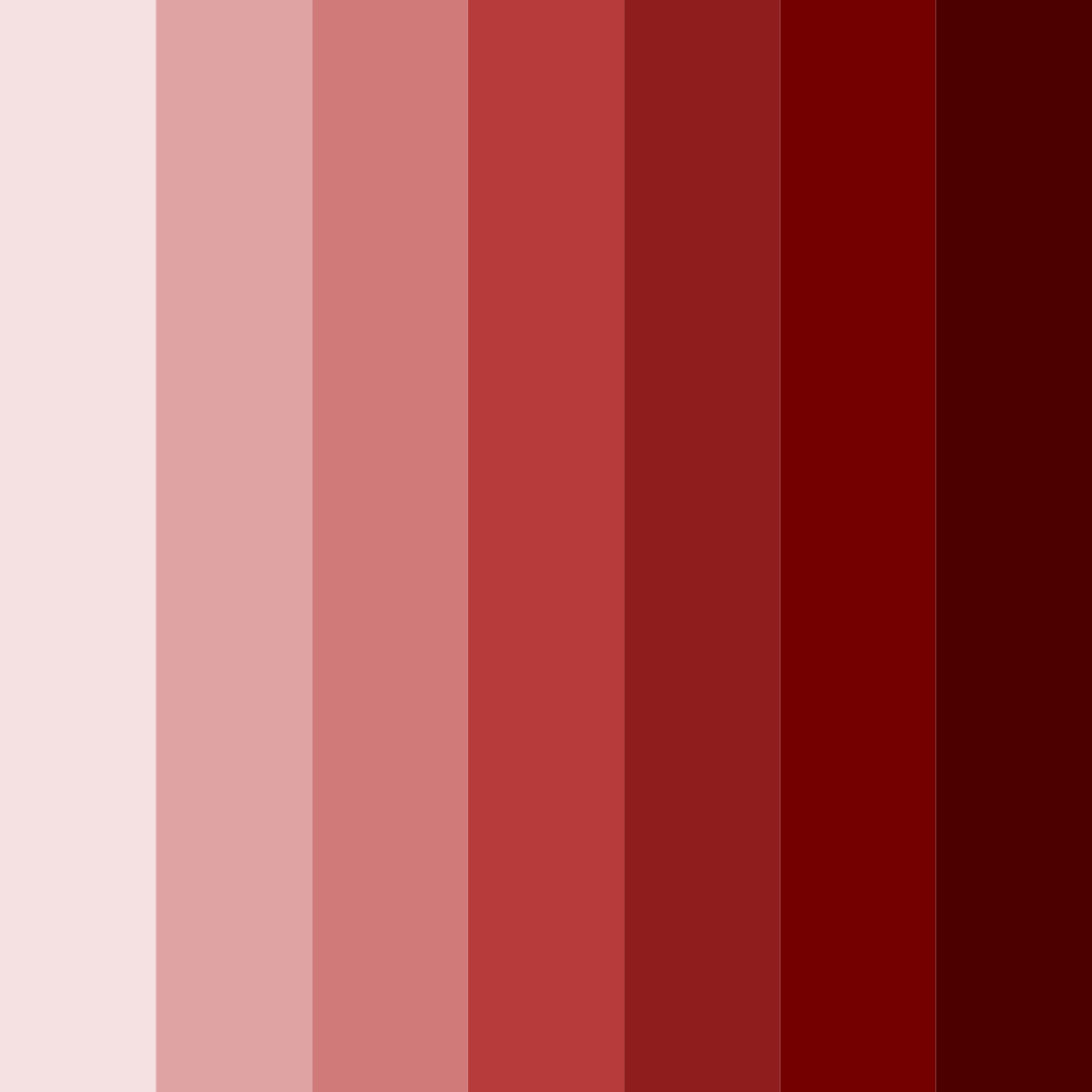 Download deep dark red color palette PNG image (square)