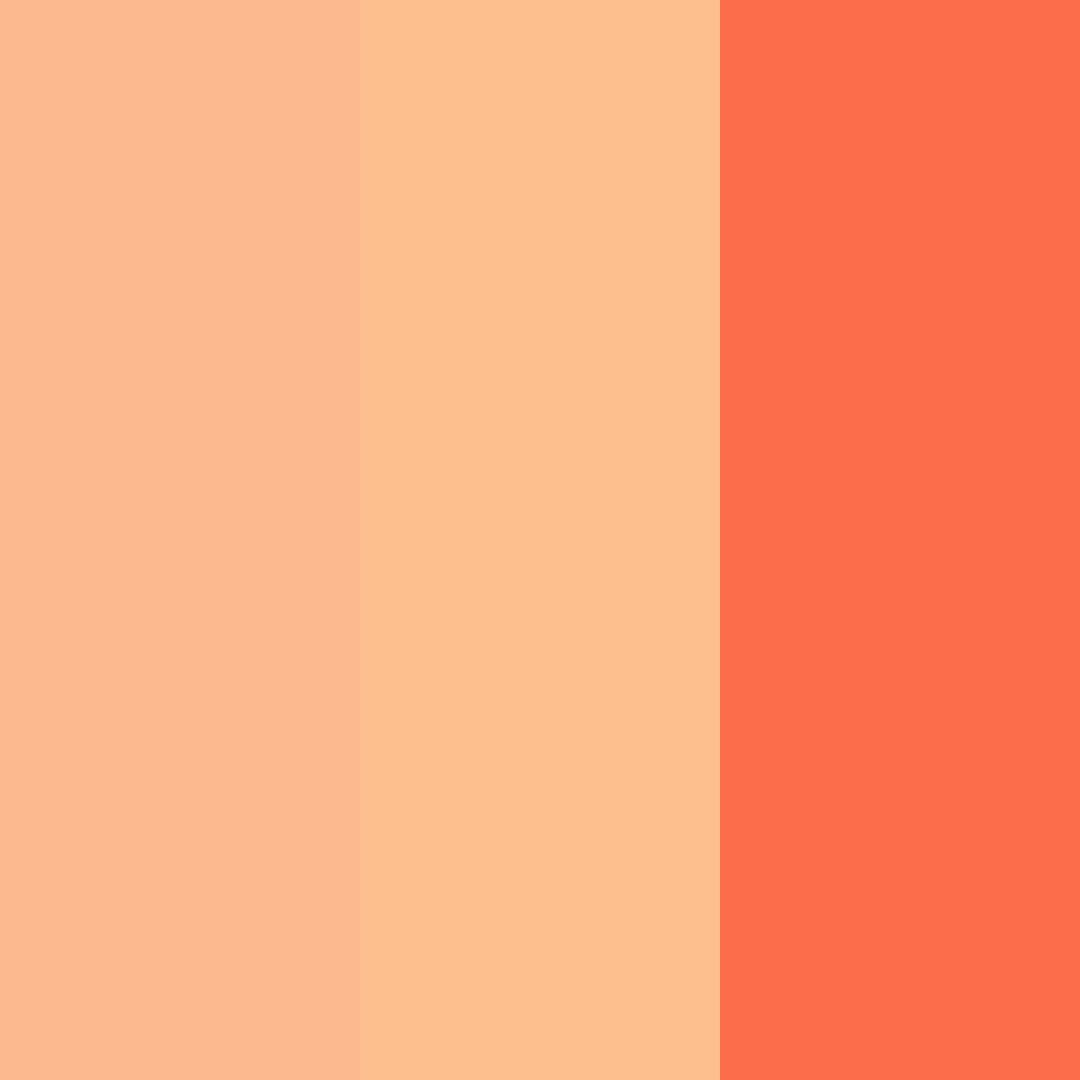 Download sunset blush color palette PNG image (square)