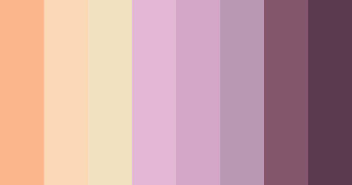 Download shades of rose color palette PNG image (landscape)