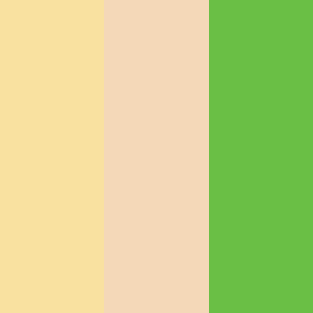Download golden green color palette PNG image (square)