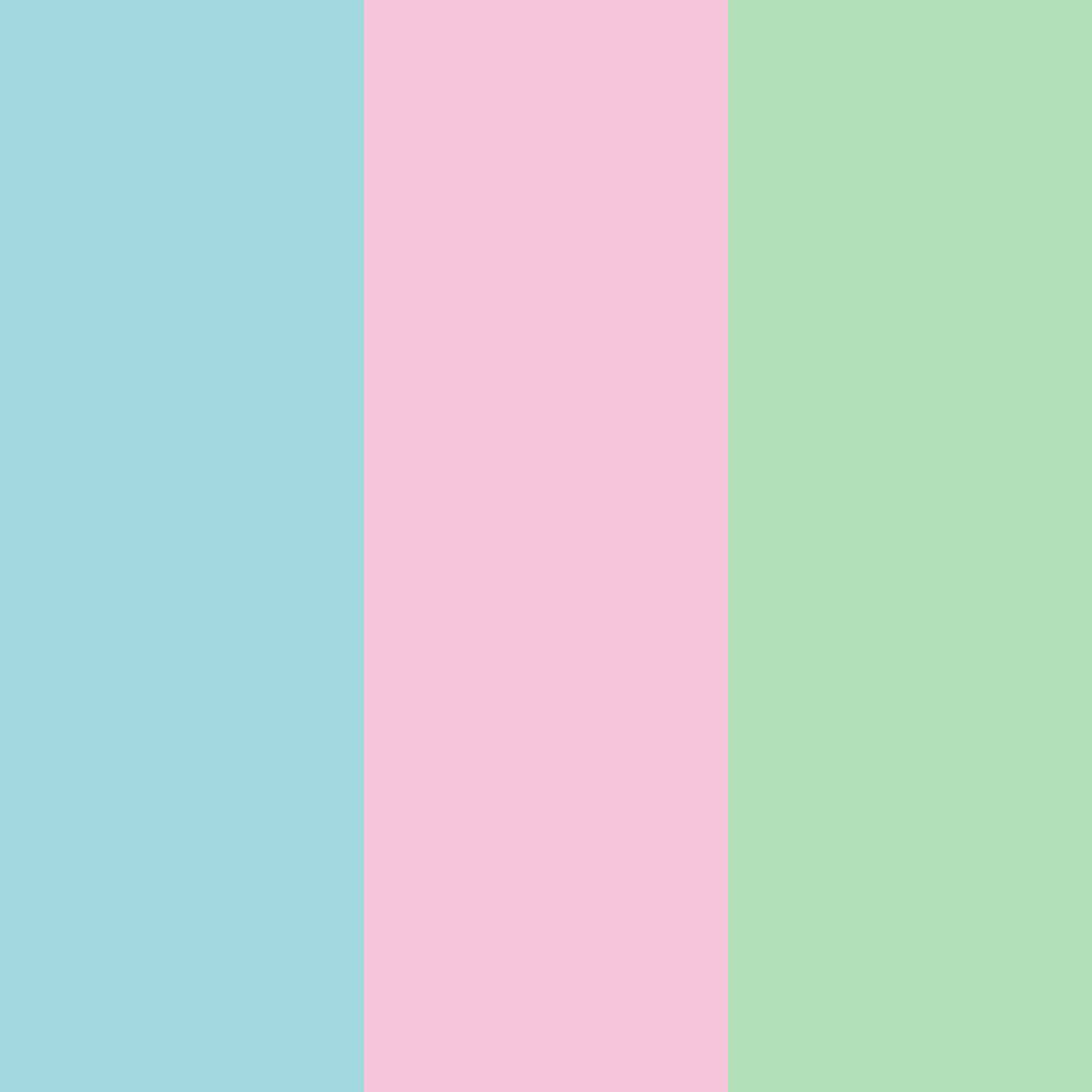 Download aqua blossom color palette PNG image (square)