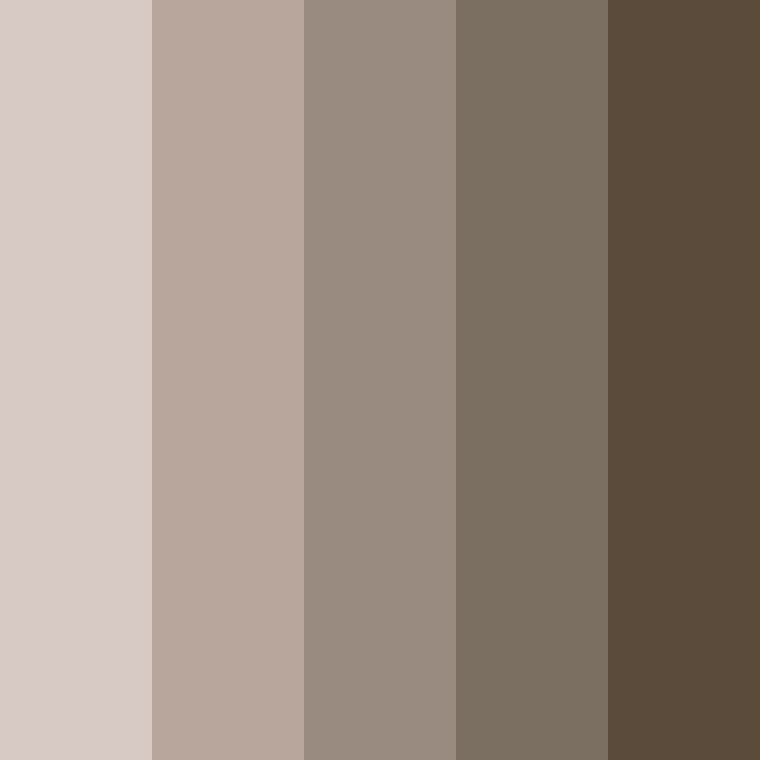 Download cool brown greige color palette PNG image (square)