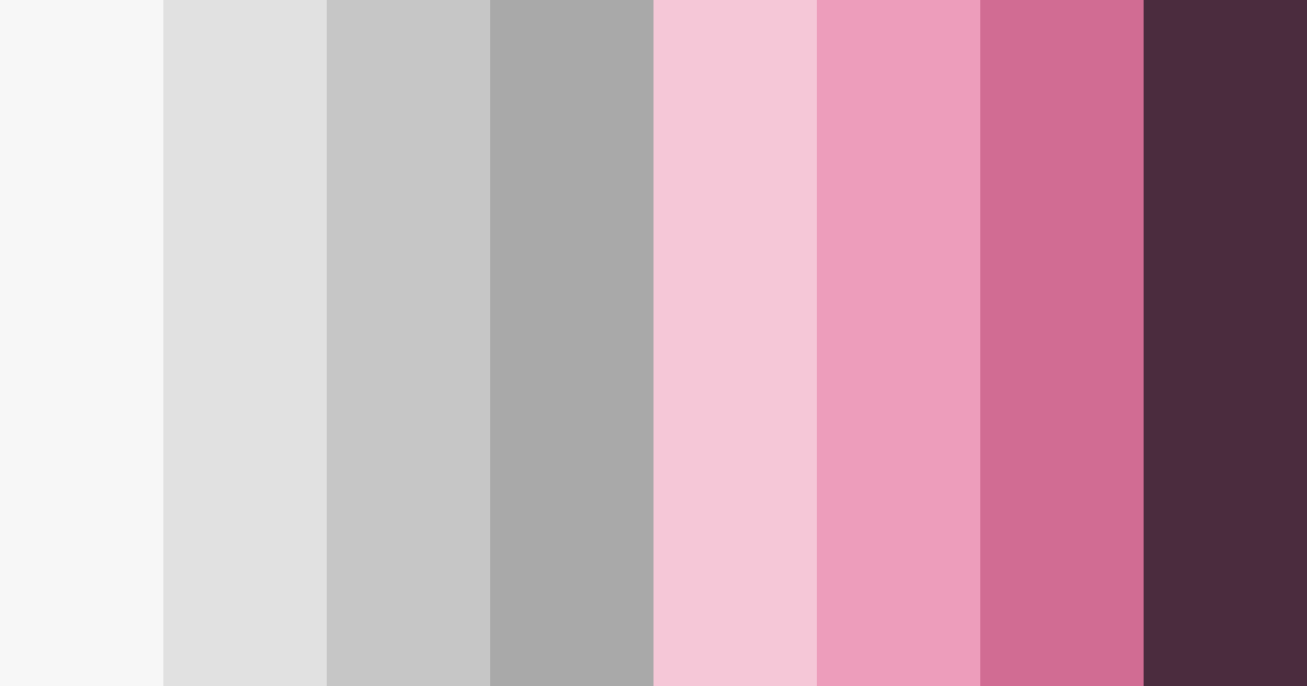 Download shades of rose color palette PNG image (landscape)