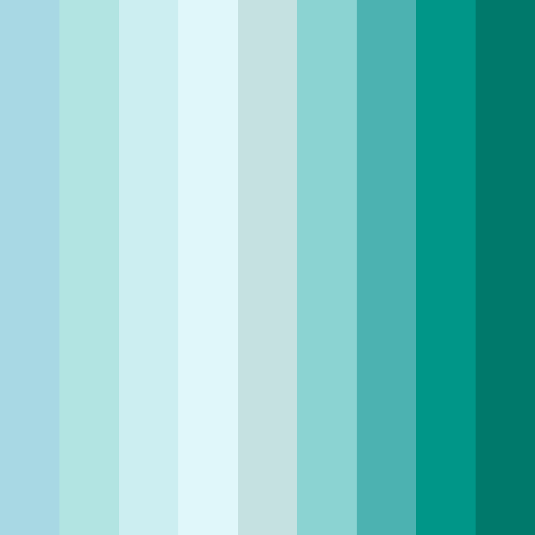 Download tranquil tides color palette PNG image (square)