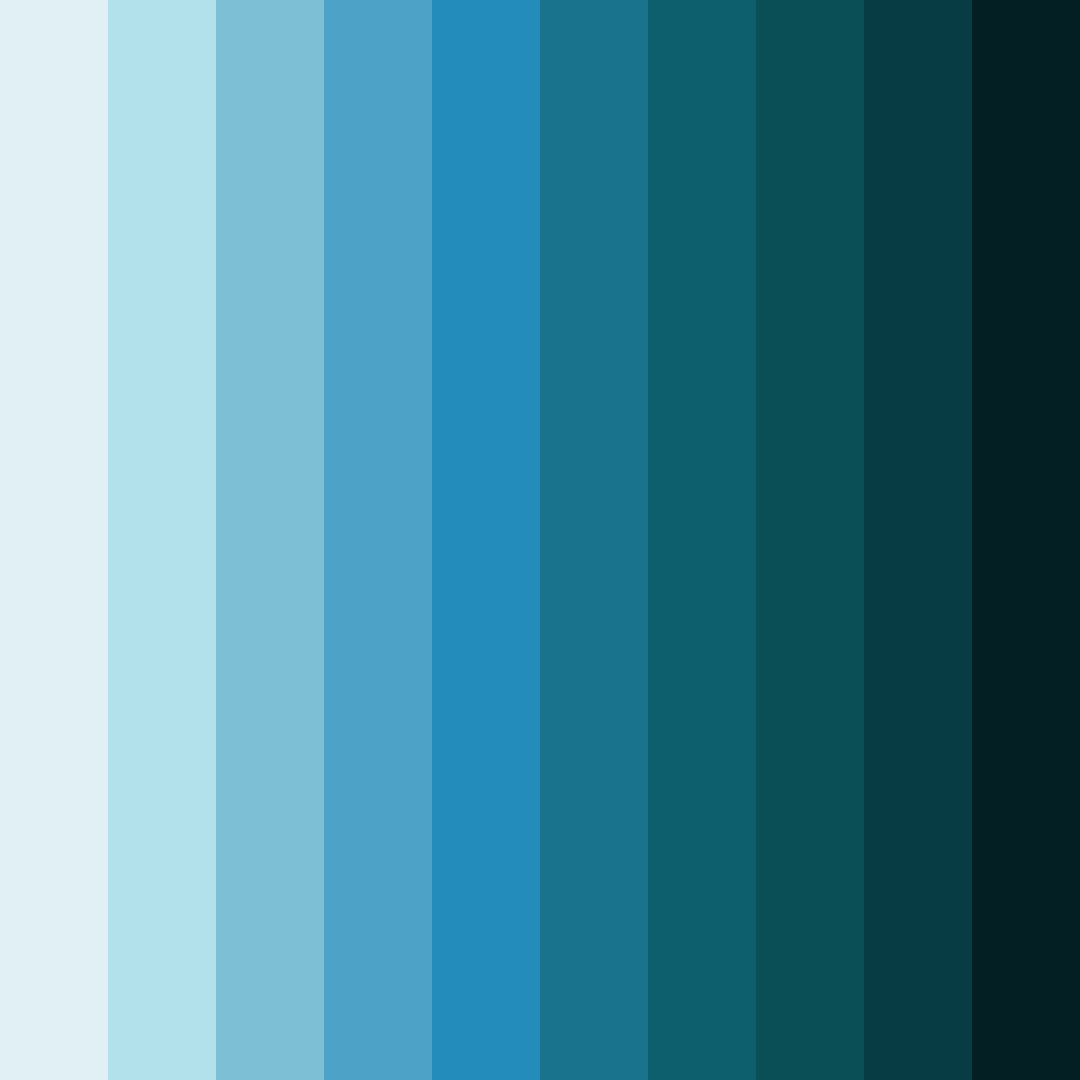Download oceanic tranquility color palette PNG image (square)