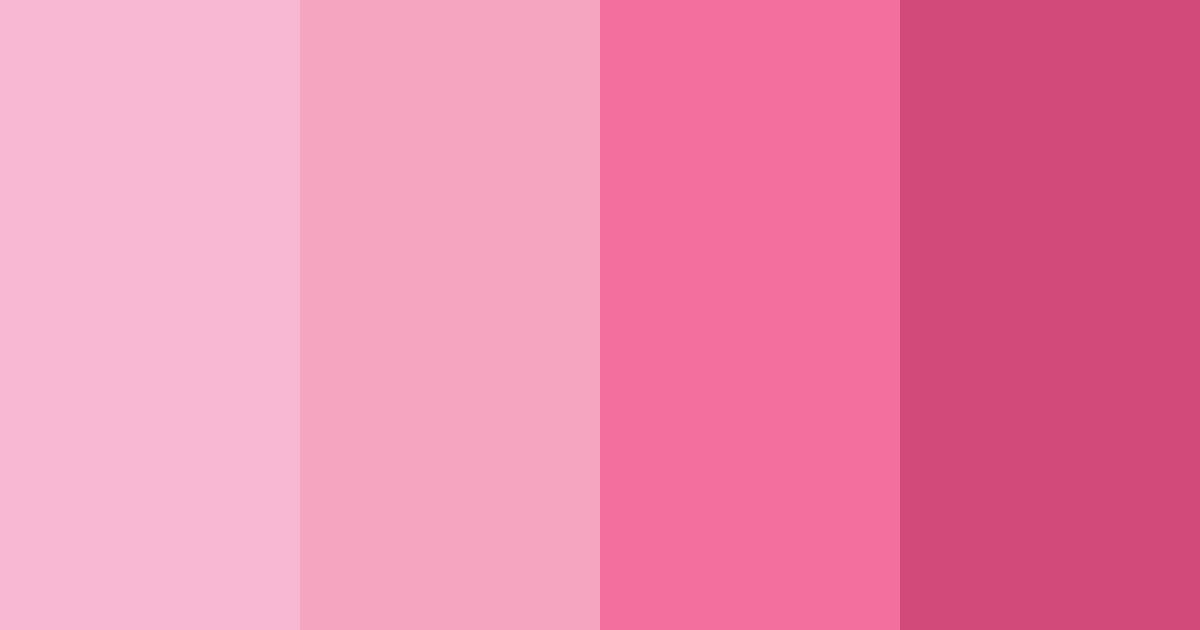 Download flamingo serenade color palette PNG image (landscape)