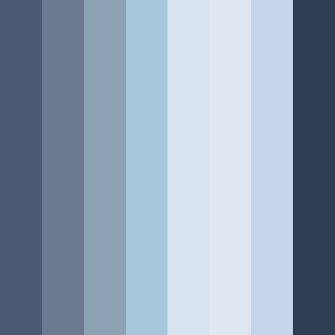 Download midnight serenade color palette PNG image (square)