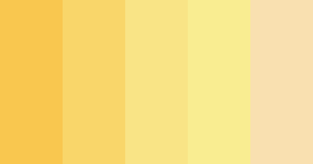 Download yellow vivant color palette PNG image (landscape)