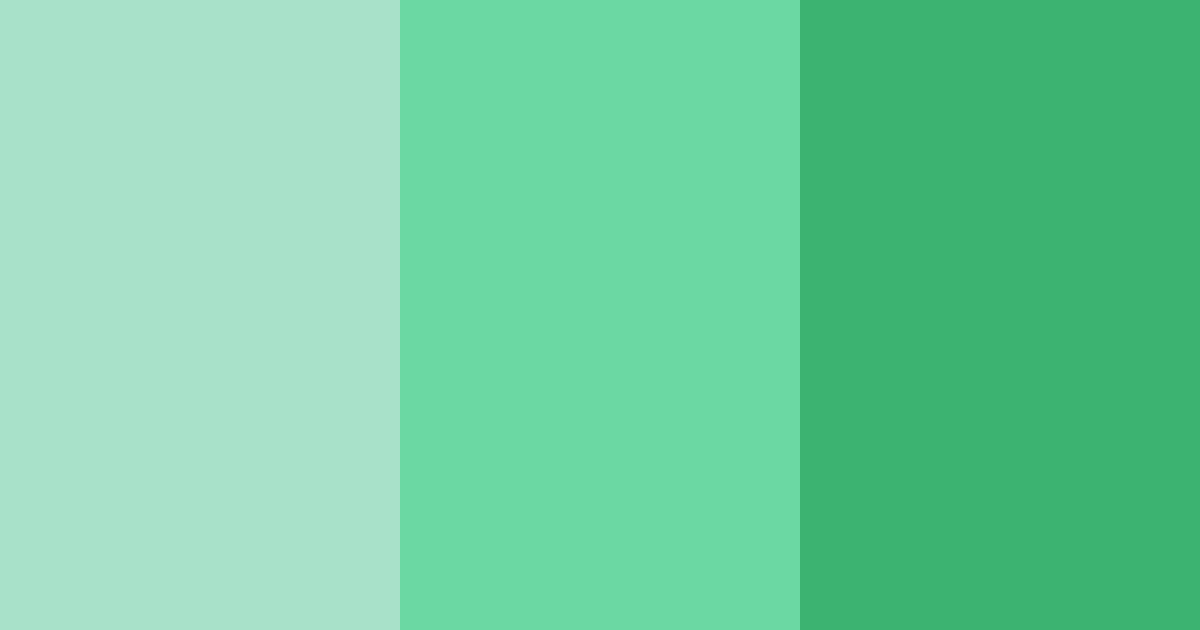 Download minted oasis color palette PNG image (landscape)