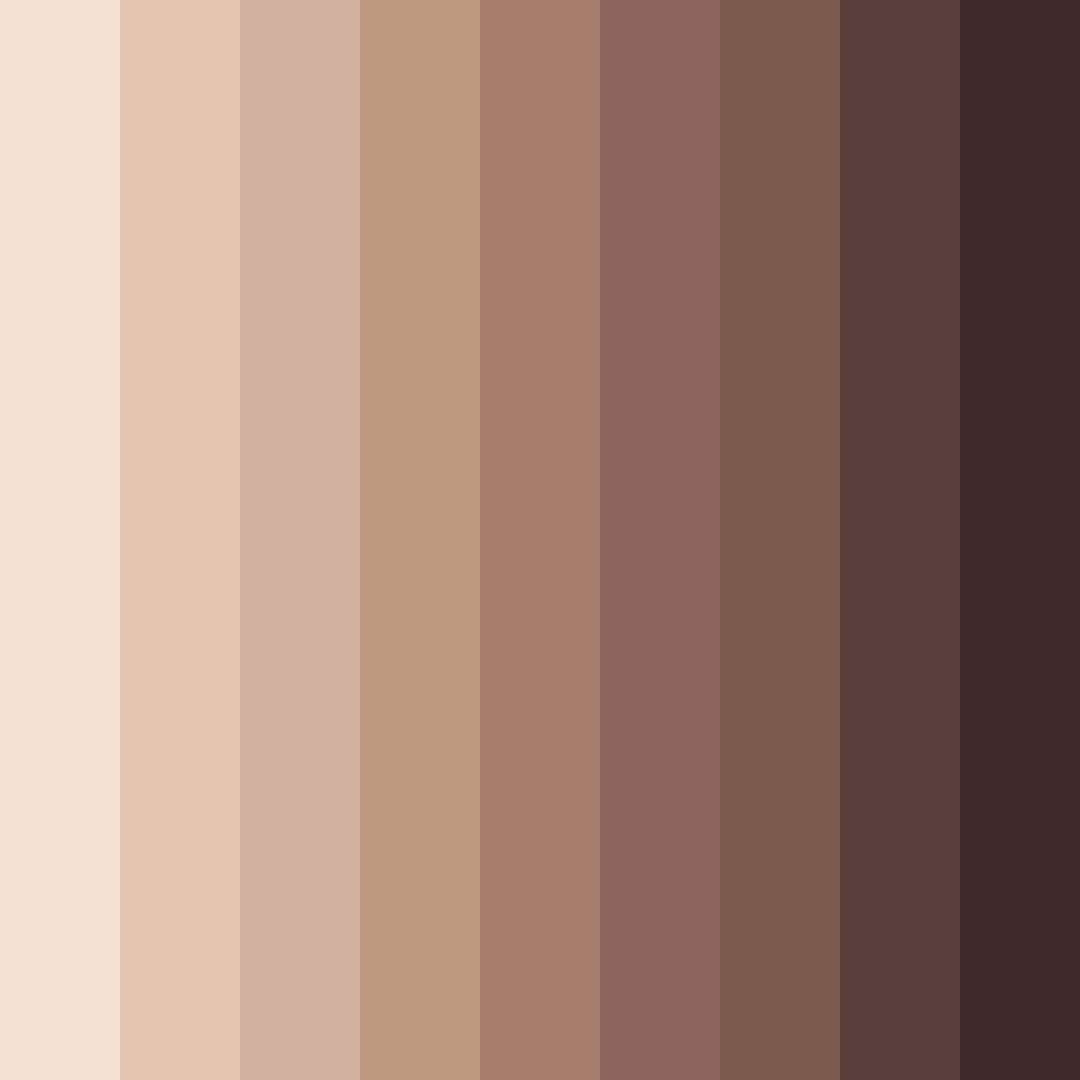 Download milky tea dreams color palette PNG image (square)