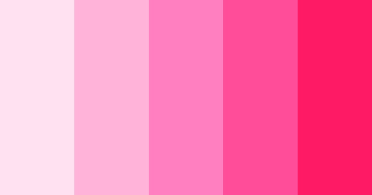 Download bright pink color palette PNG image (landscape)