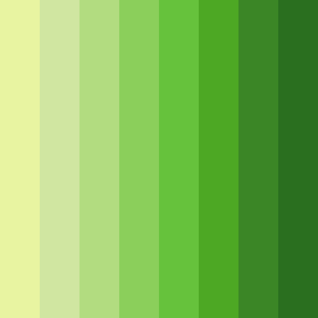 Download lime green delight color palette PNG image (square)