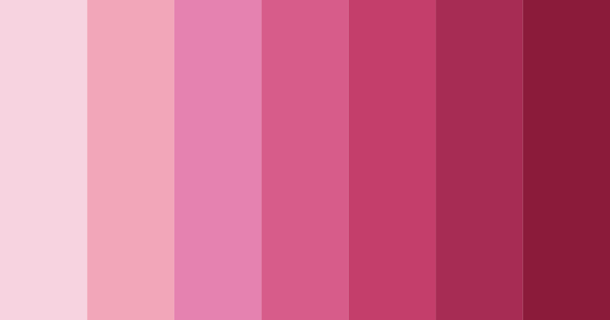 Download blushing blossom color palette PNG image (landscape)