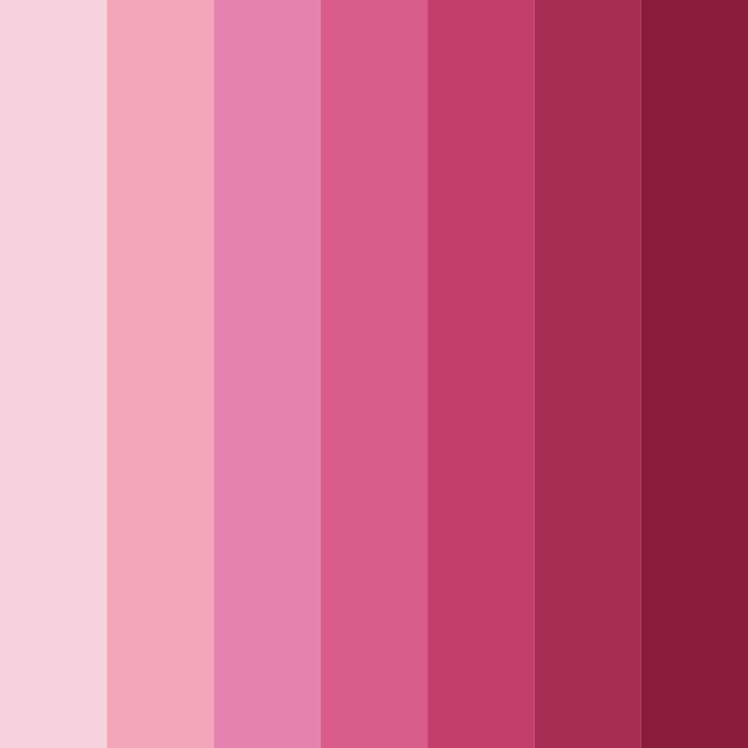 Download blushing blossom color palette PNG image (square)