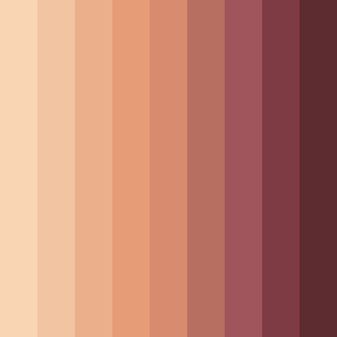 Download tropical tea dream color palette PNG image (square)