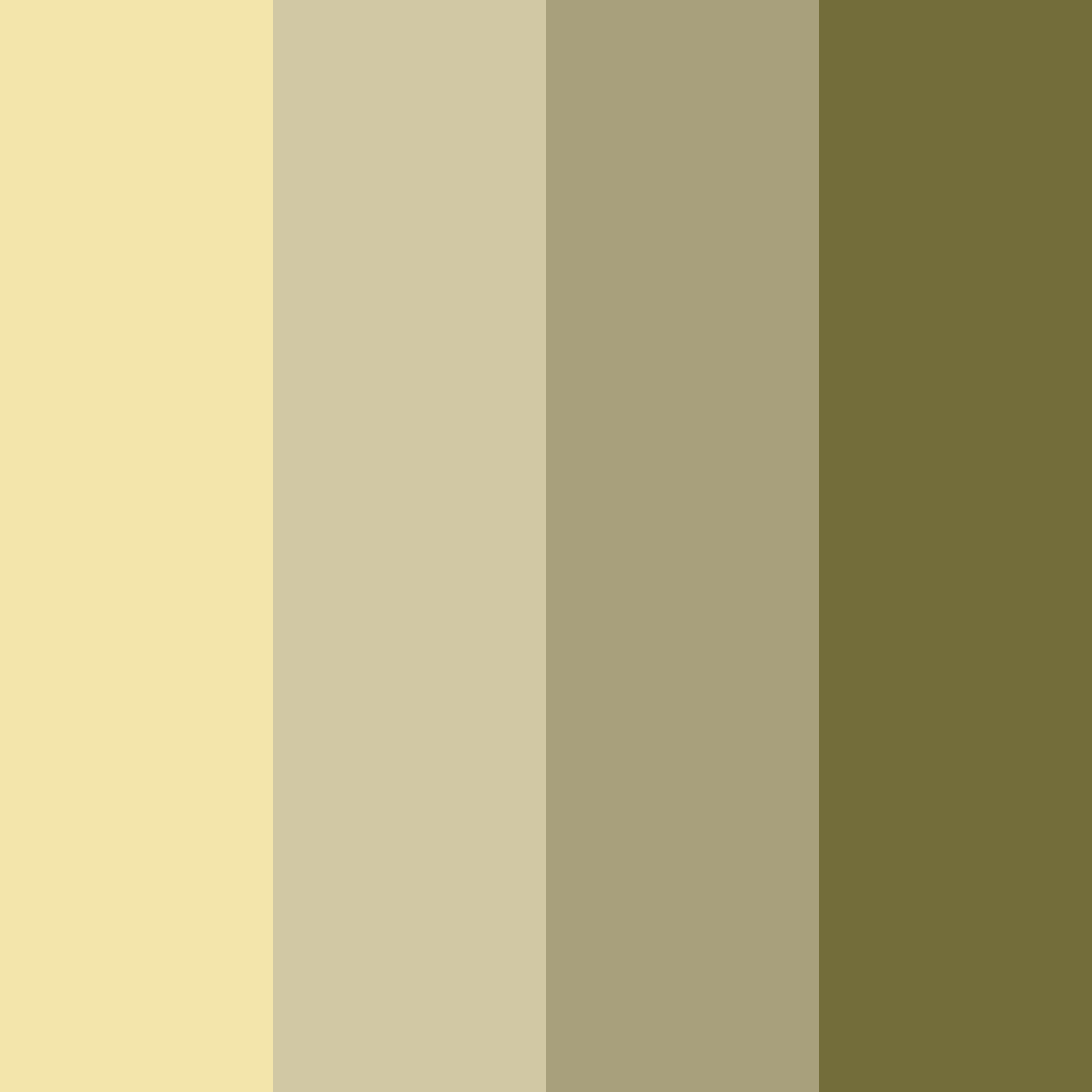 Download mustard bliss color palette PNG image (square)