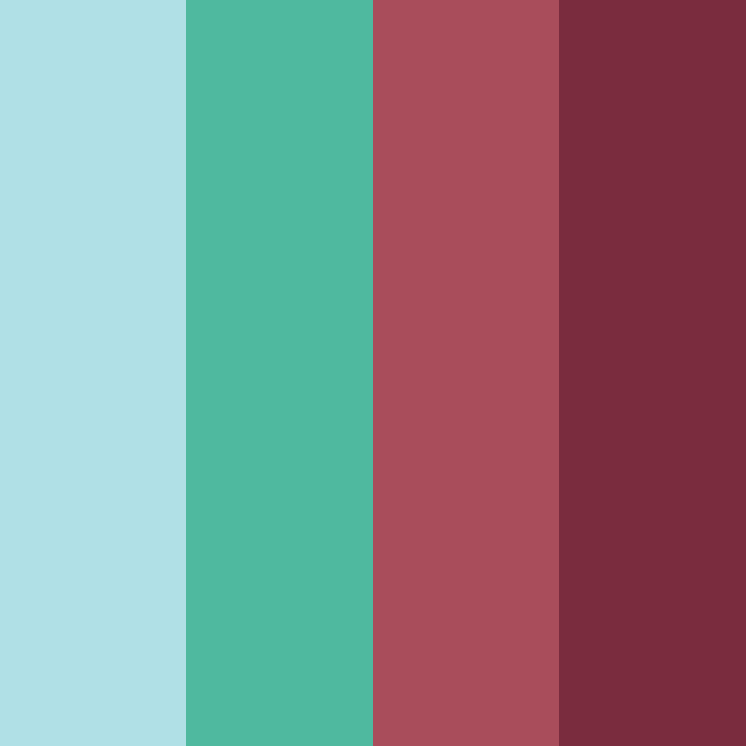 Download celestial cranberry dreams color palette PNG image (square)